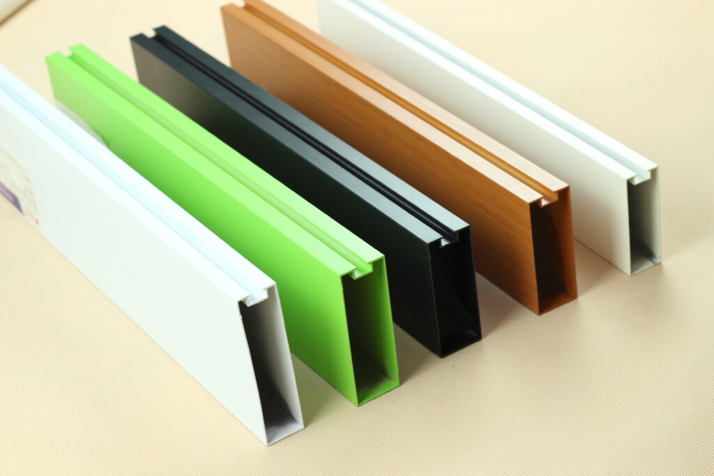 Square profile baffle ceiling 4