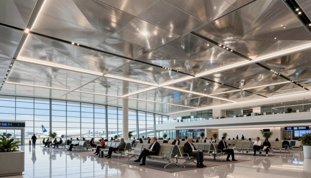 aluminum panel systems for commercial ceiling systems